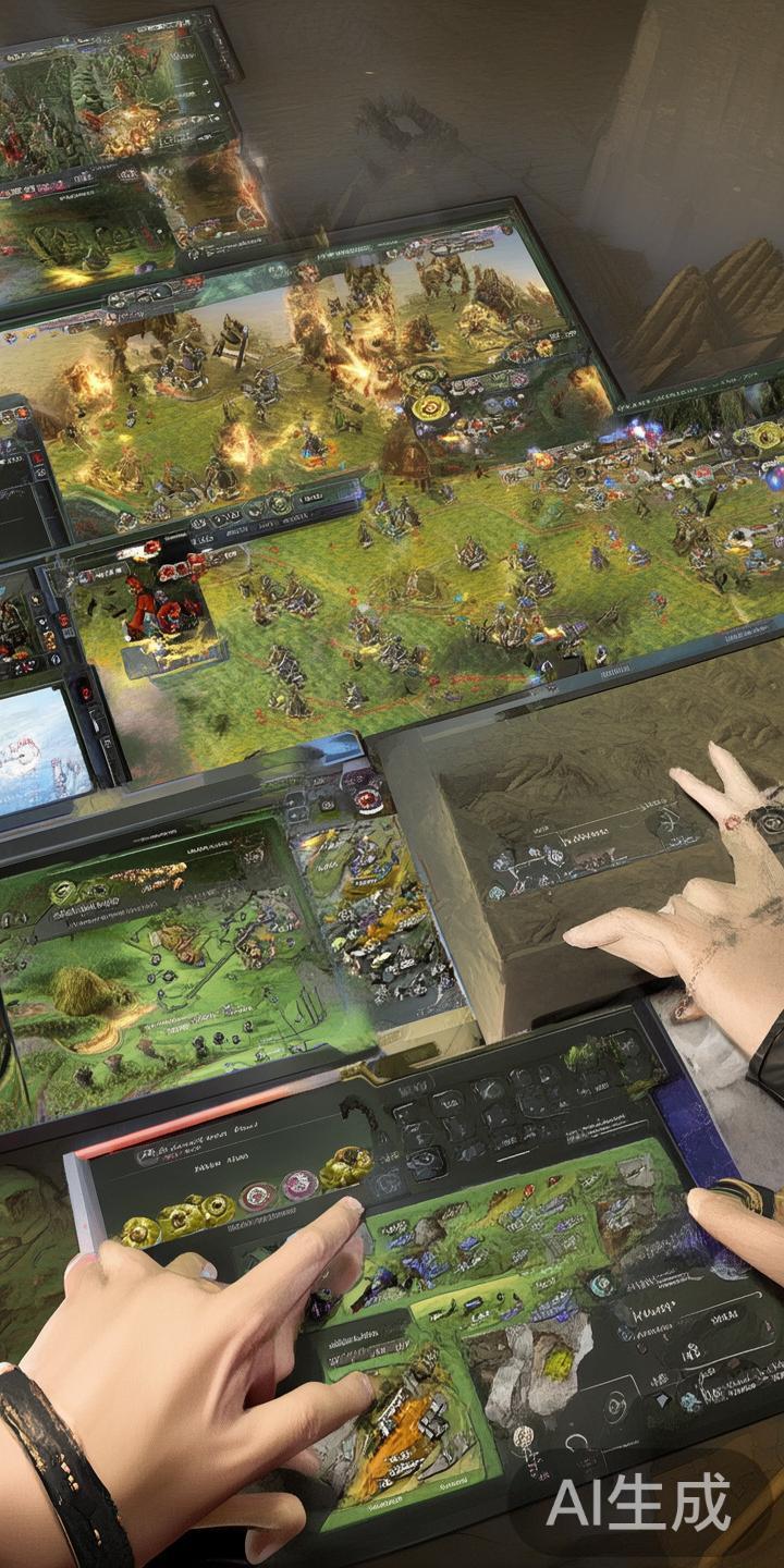 2.&nbsp;进行多任务管理
在游戏中需要同时关注战场局